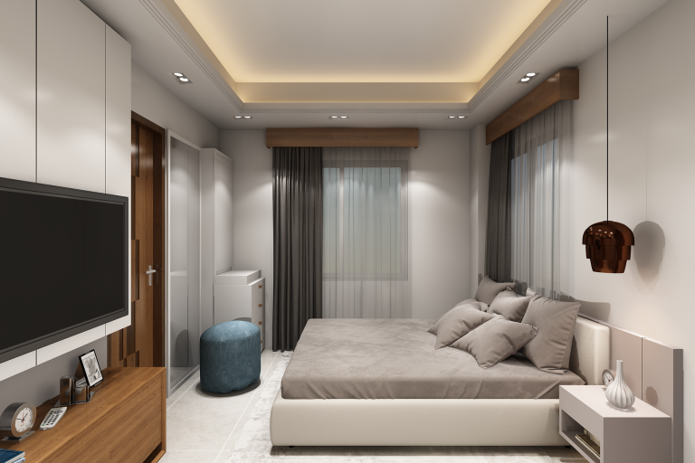 Modern Bed room interior
