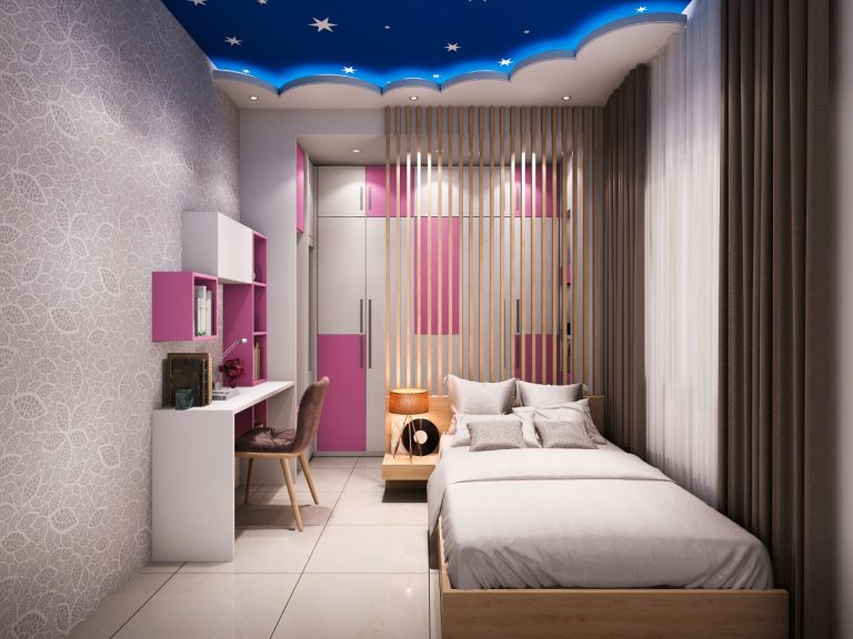 Bed room interior
