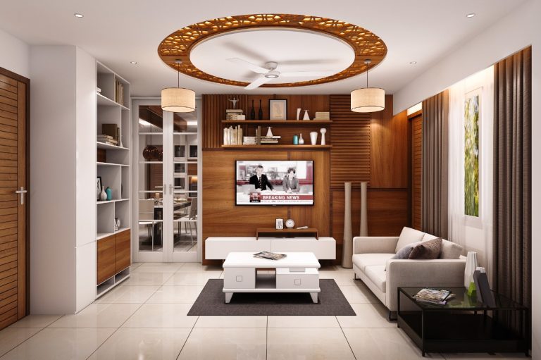 Modern TV unite interior