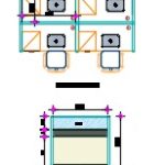 4 Seater Workstation Layout with Aluminum Board Partition – Ultimate Designs Ltd.