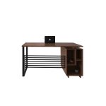 UDL MT-509 office manager desk with metal frame, melamine board top and drawer unit