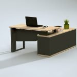 Modern Office Director Table with Side Storage and Office Chair | Ultimate Designs Ltd