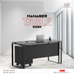 Black Manager Table MT-104