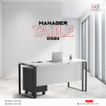 White Manager Table MT-106