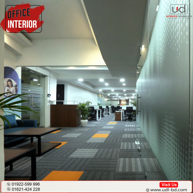 Modern Reception with Ceiling Lighting