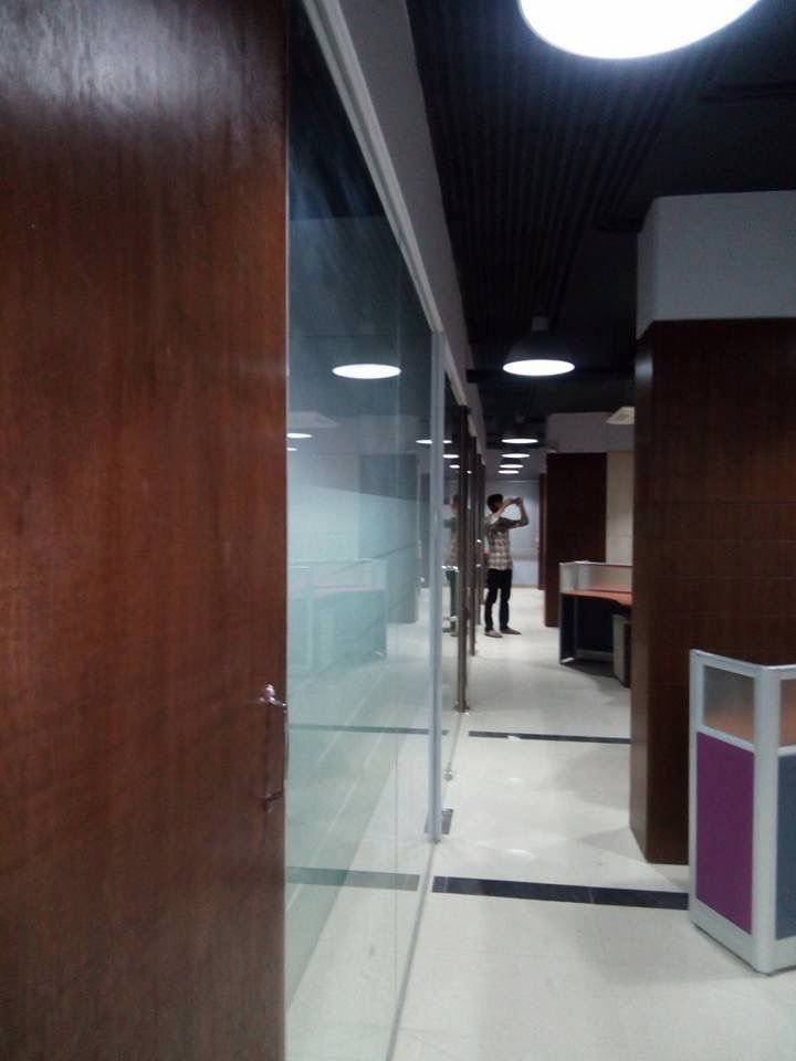 Wooden Panel Corridor