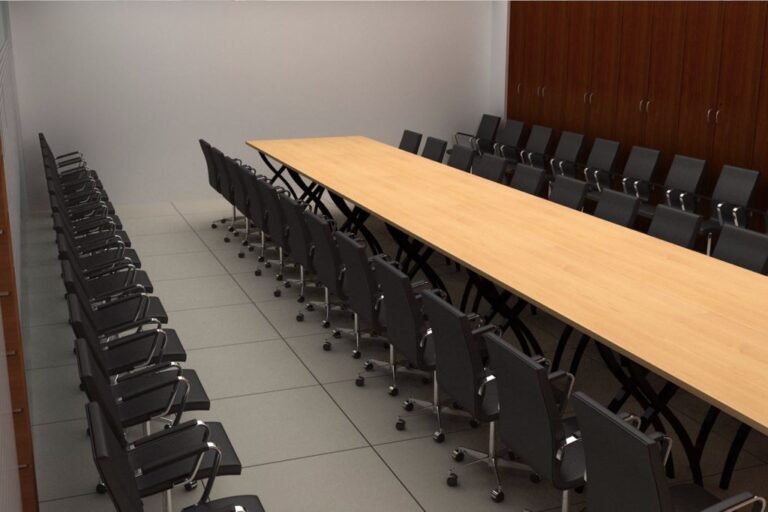 Meeting Room Table Setup