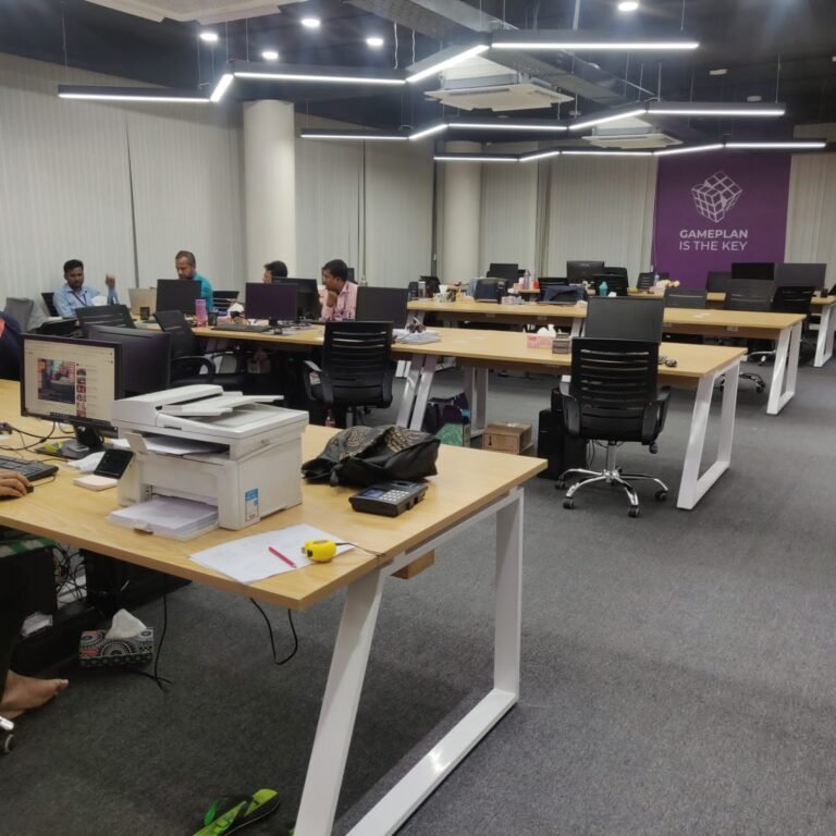 Purple Care Office Seating Arrangement