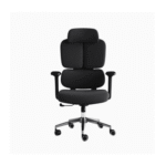 Black ergonomic director chair UDL A15 with enhanced lumbar support.