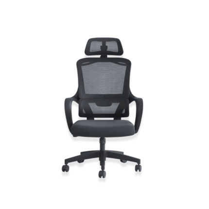 UDL A10 Premium Director Chair Black Front View
