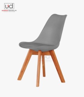 UDL Gray Tulip Chair Minimalist Design