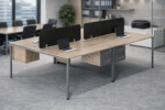 UDL OWS-824 4-Person Desk in Corporate Office Setting