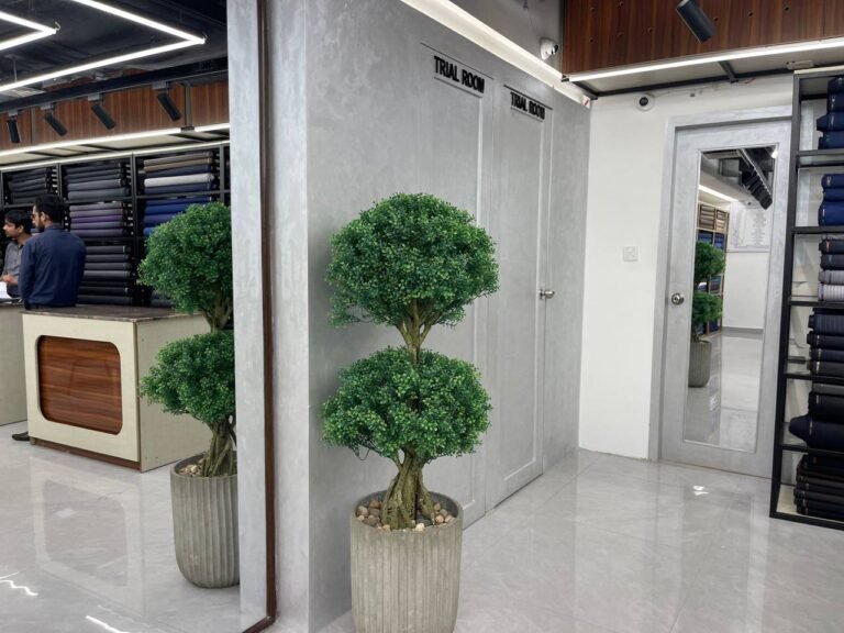 Retail Interior with Green Elements