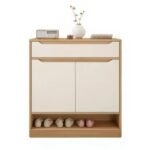 Modern Laminated Shoe Cabinet - UDL SR-2811 Entryway Storage