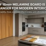 16mm Melamine Laminated Board textures and modern kitchen interior by Ultimate Designs Ltd.