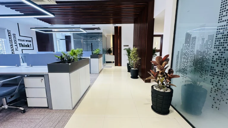 Office Work Area View