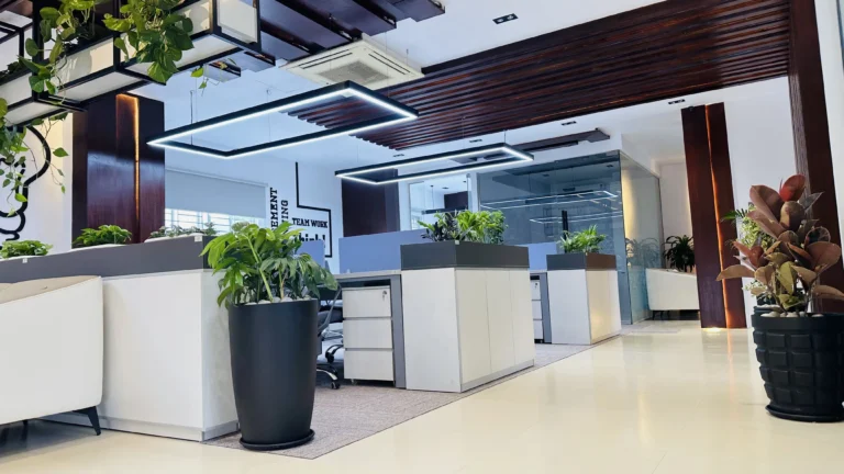 Office Workstation Interior View