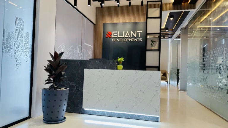 Reliant Developments Reception Desk