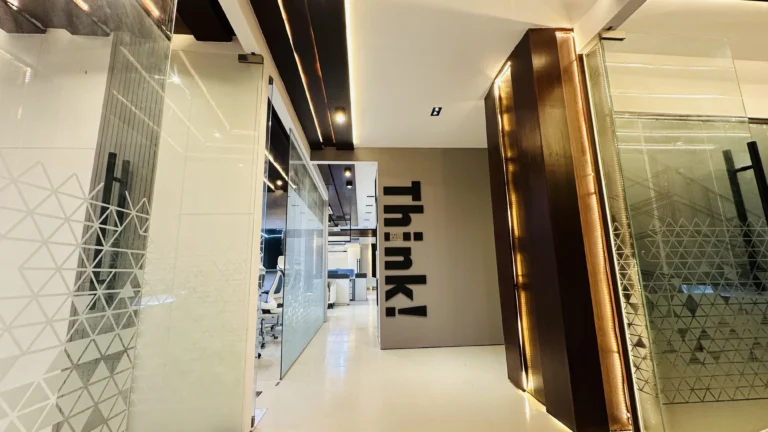 Office Glass Corridor View